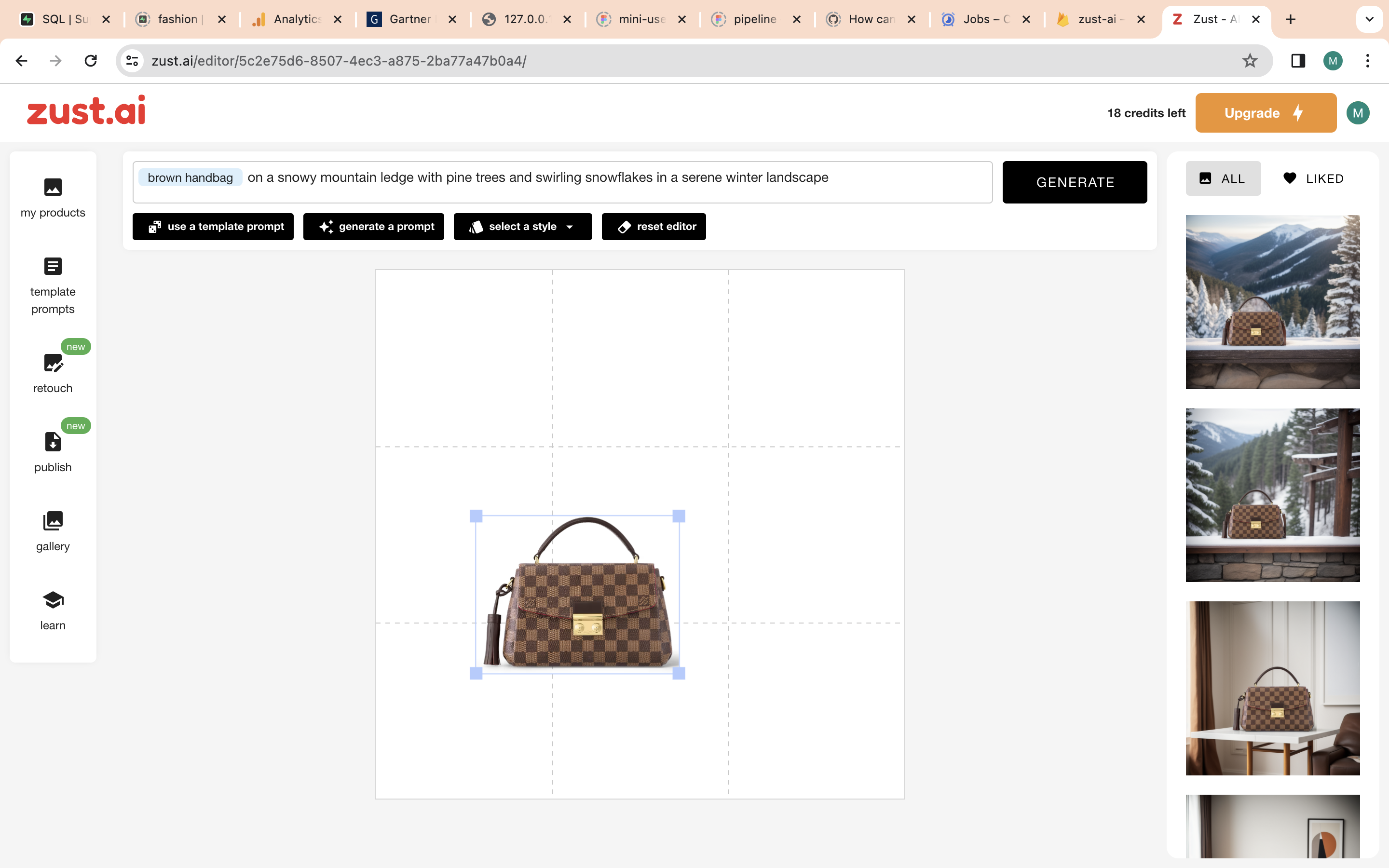 screenshot of Zust ai